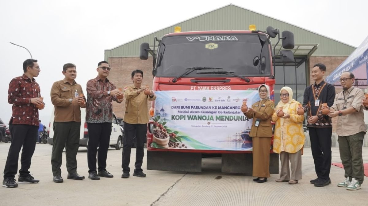 bank bjb Dukung Ekspor 19,2 Ton Kopi Wanoja ke Arab Saudi
